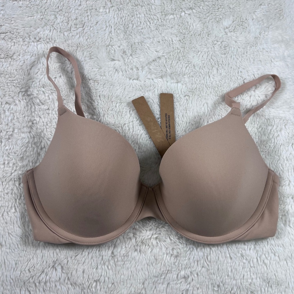 SKIMS Women's Fits Everybody T-Shirt Bra Mica BA-DEM-9221 Size 32D NEW